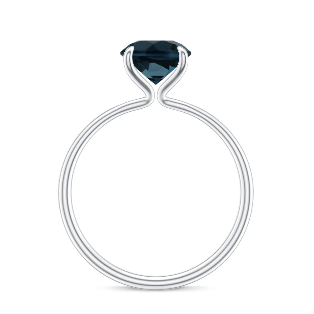 18K White Gold Vermeil