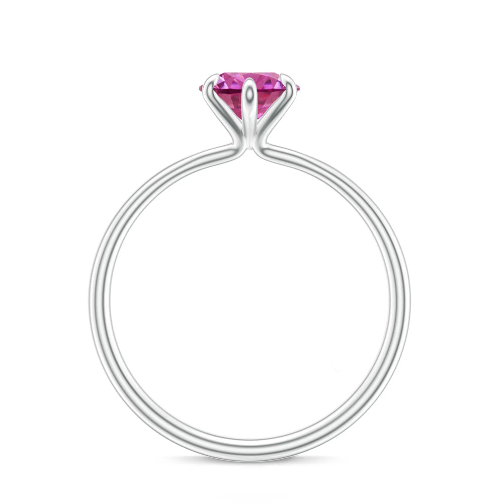 18K White Gold Vermeil