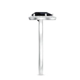 18K White Gold Vermeil