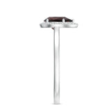 18K White Gold Vermeil