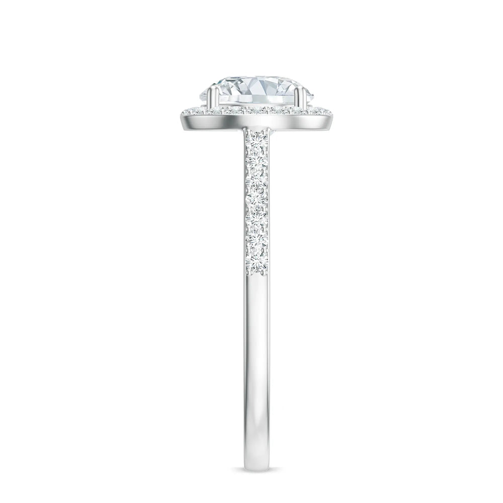 18K White Gold Vermeil