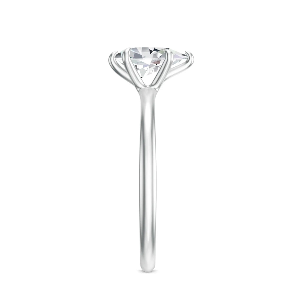 18K White Gold Vermeil