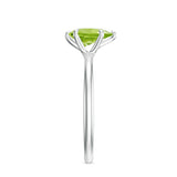 18K White Gold Vermeil