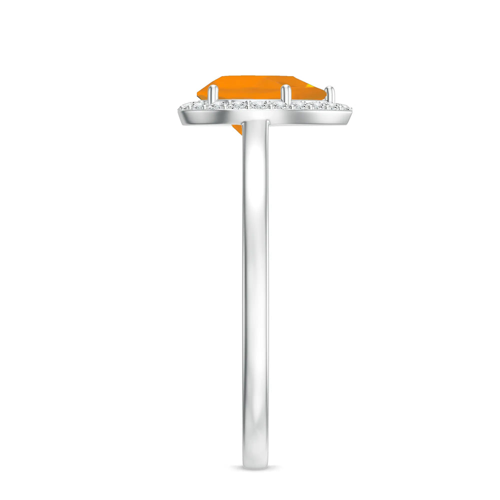 18K White Gold Vermeil