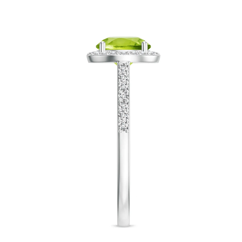18K White Gold Vermeil