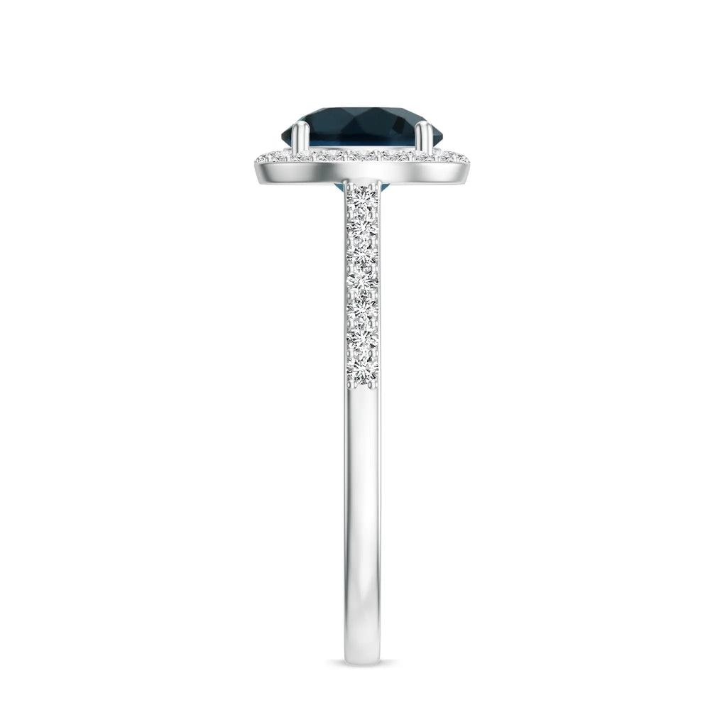 18K White Gold Vermeil