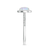 18K White Gold Vermeil