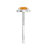 18K White Gold Vermeil