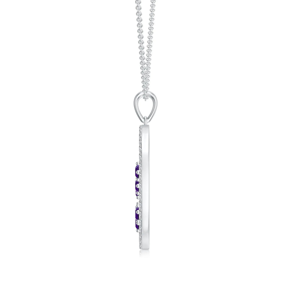 18K White Gold Vermeil