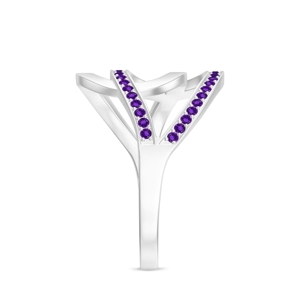 18K White Gold Vermeil