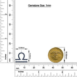 18K White Gold Vermeil