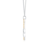 18K White Gold Vermeil