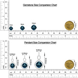 18K White Gold Vermeil