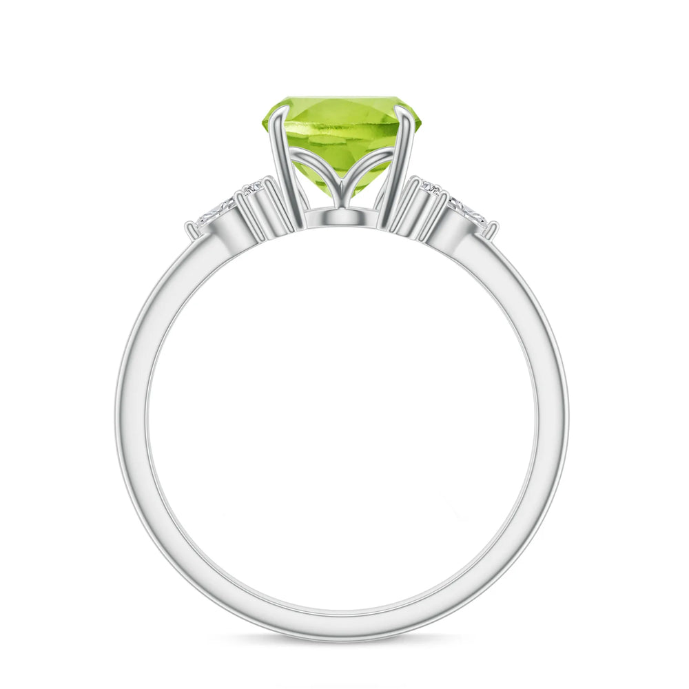 18K White Gold Vermeil