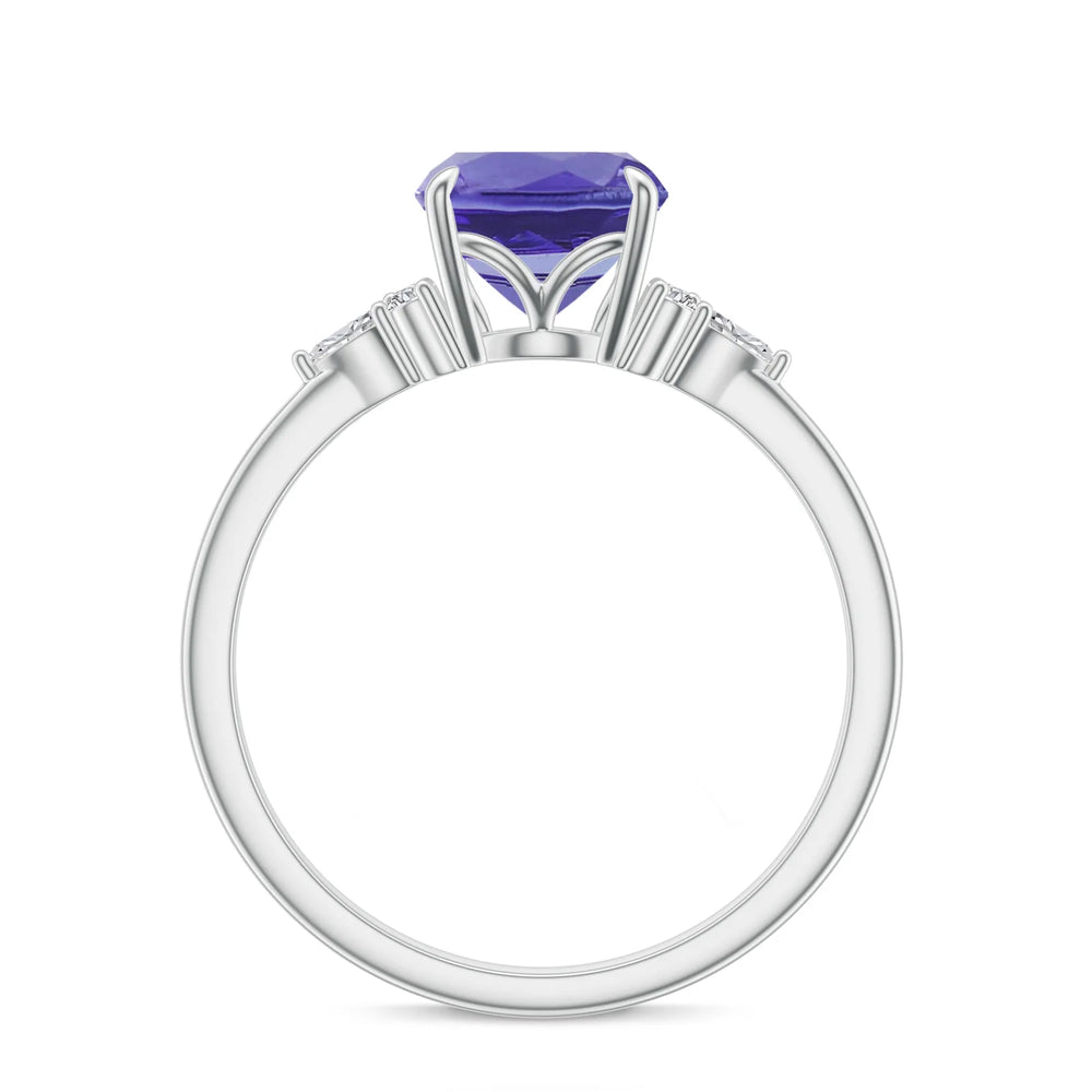 18K White Gold Vermeil