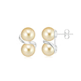 18K White Gold Vermeil