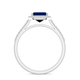 18K White Gold Vermeil