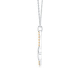 18K White Gold Vermeil