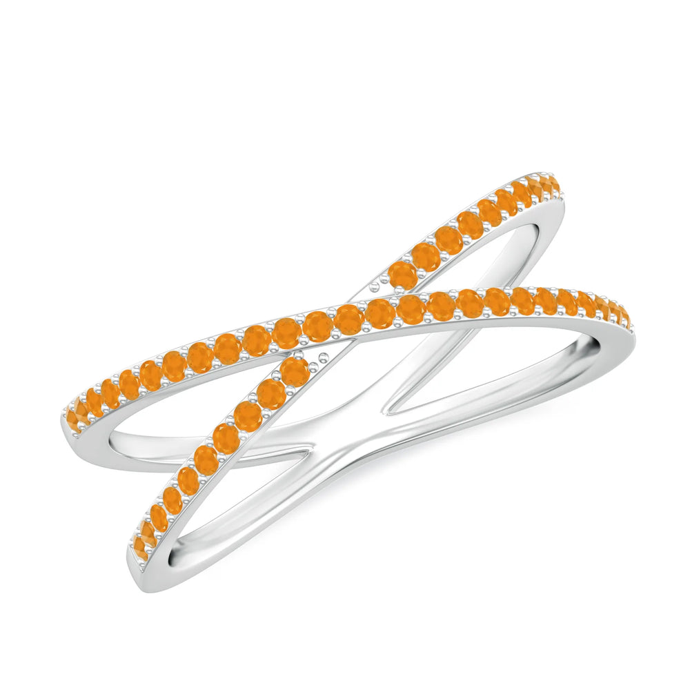 18K White Gold Vermeil