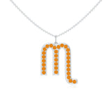 18K White Gold Vermeil
