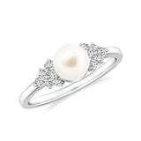 18K White Gold Vermeil