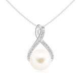 18K White Gold Vermeil