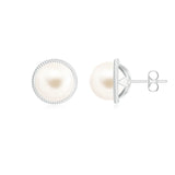 18K White Gold Vermeil