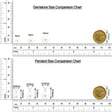18K White Gold Vermeil