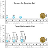 18K White Gold Vermeil