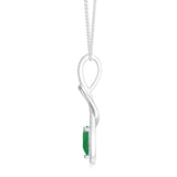 18K White Gold Vermeil