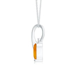 18K White Gold Vermeil