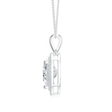 18K White Gold Vermeil