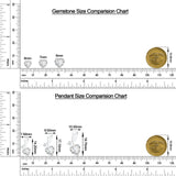 18K White Gold Vermeil