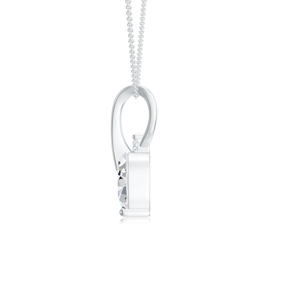 18K White Gold Vermeil