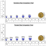 18K White Gold Vermeil