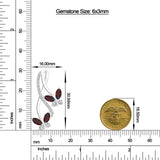 18K White Gold Vermeil