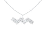 18K White Gold Vermeil