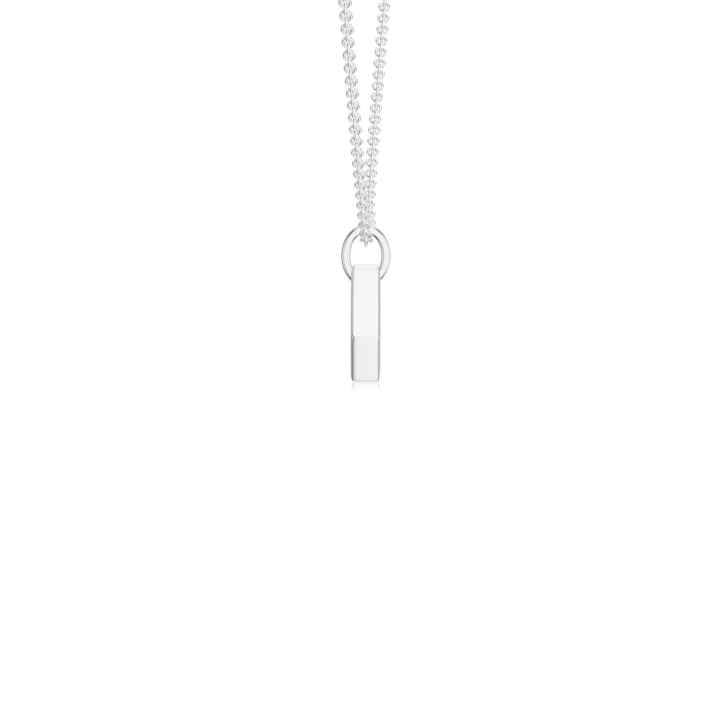 18K White Gold Vermeil