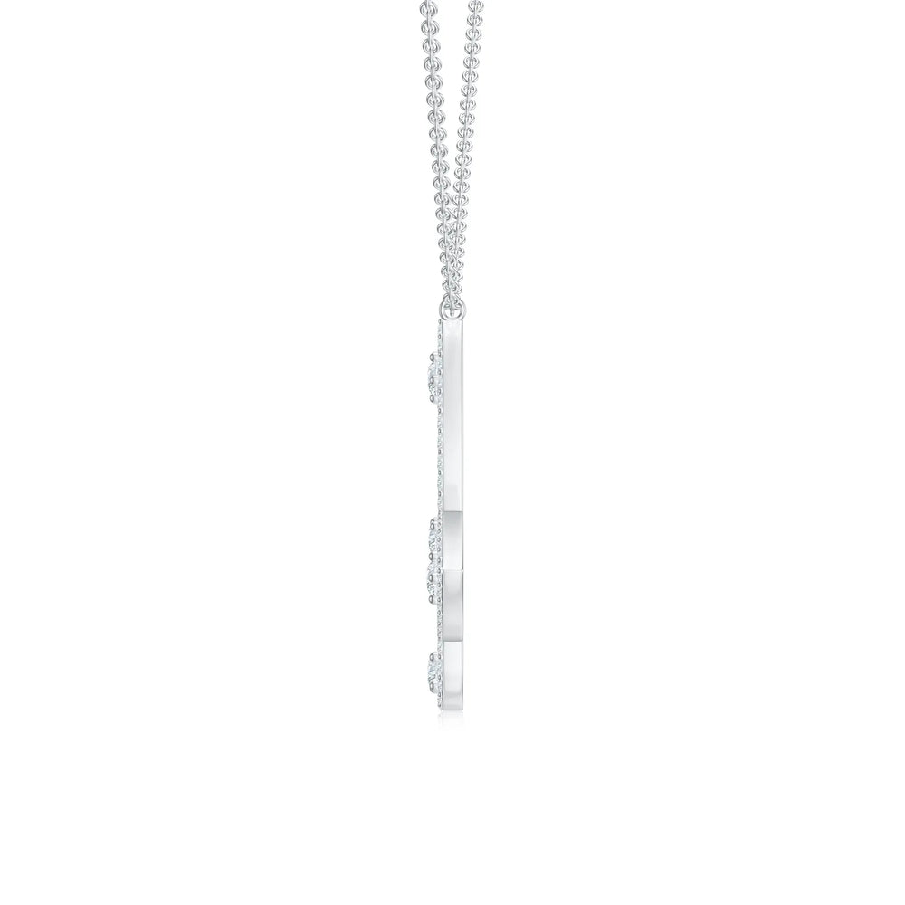 18K White Gold Vermeil