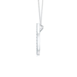 18K White Gold Vermeil