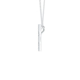 18K White Gold Vermeil