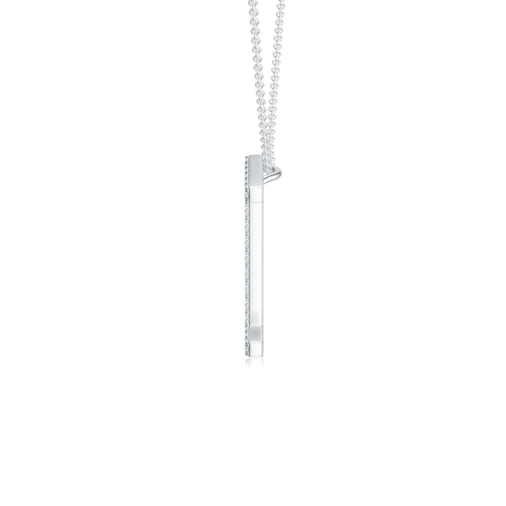 18K White Gold Vermeil