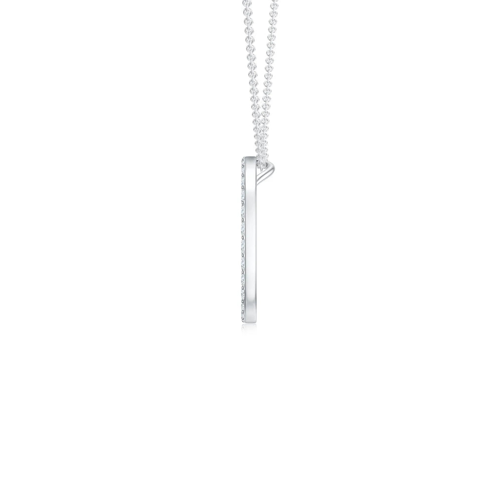 18K White Gold Vermeil