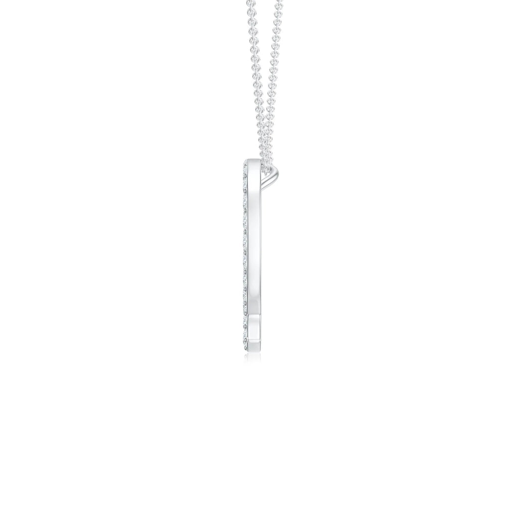 18K White Gold Vermeil