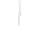 18K White Gold Vermeil