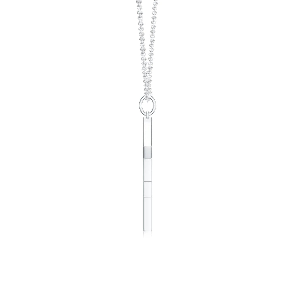 18K White Gold Vermeil
