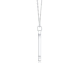 18K White Gold Vermeil