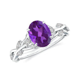 18K White Gold Vermeil