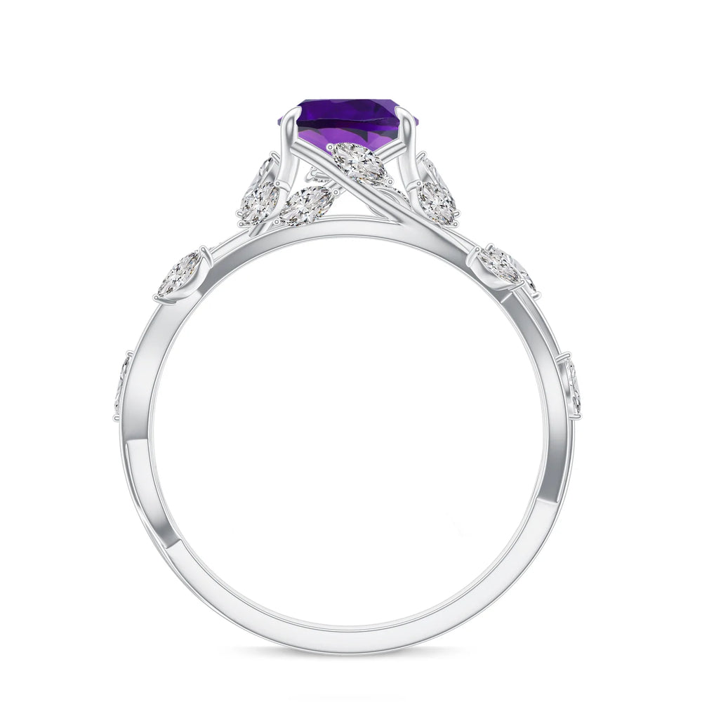18K White Gold Vermeil