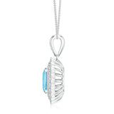 18K White Gold Vermeil